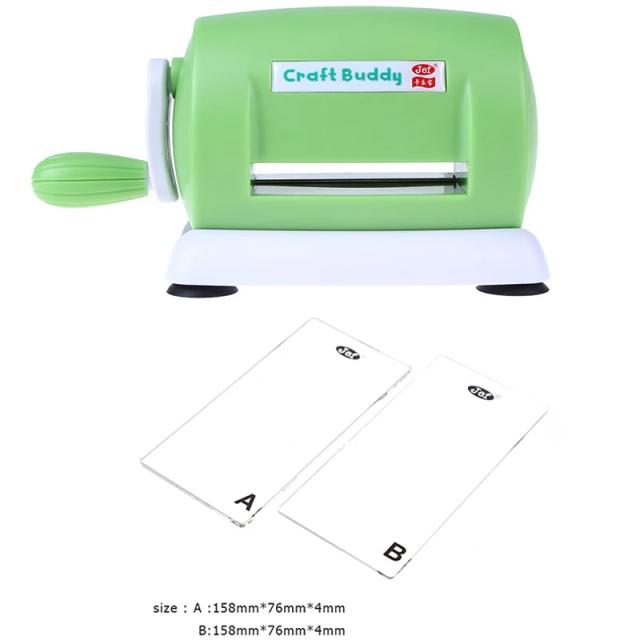 Máquina de Corte e Relevo para Scrapbooking - Cortador Manual de Papel DIY em 5 Cores