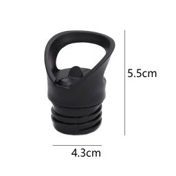 4 em 1 tampa da palha multi esportes compatíveis isolados tampas de substituição da garrafa de água com escova de limpeza da palha para a garrafa de água - Image 5