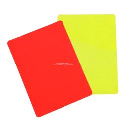 Cartões penalidade árbitro esportivo para futebol, esporte, jogo futebol, cartão árbitro futebol pvc, amarelo, - Image 1