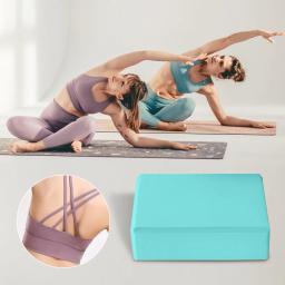 1-5 pçs eva bloco de yoga à prova de umidade blocos de yoga de alta densidade cor sólida yoga equilíbrio tijolos corpo moldar blocos de yoga para medit - Image 5