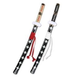 Anime Zoro Katana Cosplay Espada, Cosplay Armas, Brinquedo De Madeira, Enma, Roxo, Yubashiri, Presentes de Halloween, Unisex, 80cm, 31.5" - Image 3