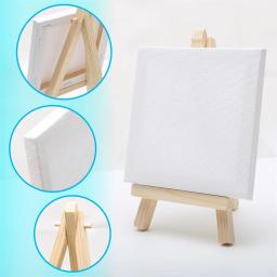 Mini Canvas Art Boards, 10x10cm, Telas de arte, Pintura a óleo acrílica e Decoração, Mini Moldura pintura a óleo - Image 1