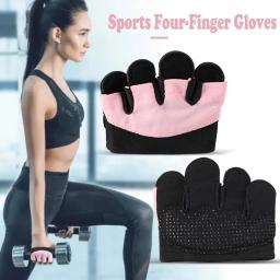 Luvas sem dedos para homens, absorção de suor, antiderrapante, ideal para esportes ao ar livre, tiro, caça, airsoft, ciclismo, 1 par - Image 3