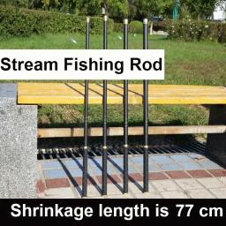 Vara de fluxo telescópica 4.5m/5.4m/6.3m/7.2m/8m/9m/10m reservatório de carbono lagoa vara de pesca super leve fibra dura mão vara de pesca - Image 6
