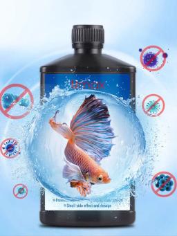 Solução Azul Metileno Peixes Ornamentais para Aquário, Remoção de Manchas Brancas e Doença de Peixes, Medicina, Koi Goldfish Betta, 310ml - Image 6
