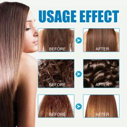 Sedoso cabelo cápsula queratina tratamento, reduzir Splits, suavizar endireitar, Anti danificado encaracolado, calmante, seco, áspero, Nourish C, novo - Image 3