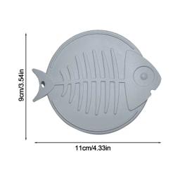 Pode Cobrir Comida De Gato Peixe Em Forma De Osso Comida De Gato Pode Cobrir De Forma De Peixe Silicone Pode Tampas De Tampas Para Comida De Cachorro E Gato - Image 6