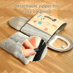 Cama lavável removível para cães e gatos, casa geométrica aconchegante, ninho quente, tapete para cães de médio e grande porte, artigos para animais, inverno - Image 4
