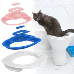 Melhor kit de treinamento de banheiro de gato de plástico reutilizável filhote de cachorro gato maca esteira gato toalete treinador animais de estimação limpeza gatos produto de treinamento - Image 1