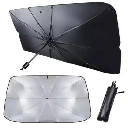 Car Sunshade Umbrella, Auto Shading, Sun Shade Protector, Parasol,  Acessórios de Proteção, Verão,Pára-brisas Interior - Image 6