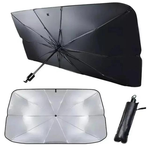 Sombrinha para Carro - Protetor Solar, Acessório Prático para Verão e Sombra no Pára-brisas Interior