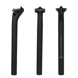 ELITAONE MTB Espigão de selim de carbono 27,2/30,9/31,6 mm deslocado 20 mm selim de bicicleta de estrada com capa de base de fibra de carbono - Image 6