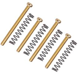Ferro Elétrico Bass Ponte Tailpiece com Parafusos e Molas, Acessório Instrumento Musical, Guitarra Peças e Acessórios, 1 Conjunto - Image 5