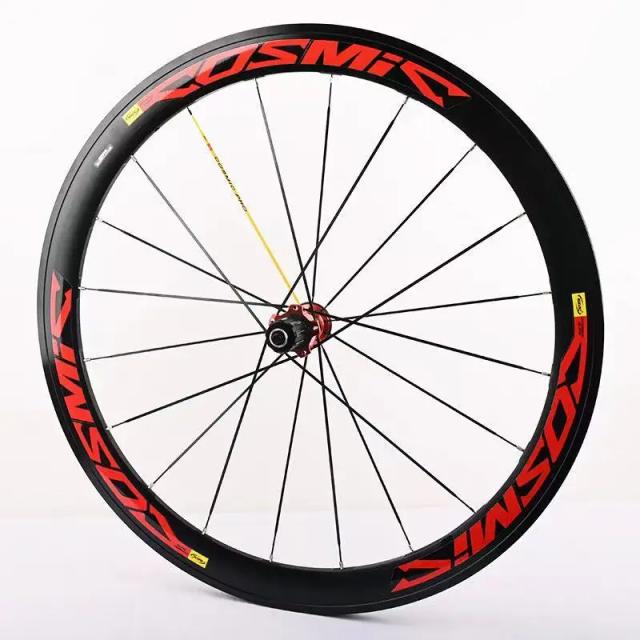 Conjunto de Rodas de Carbono 700CRoad Bike CCircleVBrake Tubo Freio a Disco 40/50mm 120 Engates