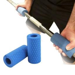 Anti-Slip Silicone Dumbbell Grips, Alças Anti-Slip, Proteger Pad, Puxe para cima, Suporte de halterofilismo, Ginásio Musculação, Treino, Gel De Sílica - Image 6