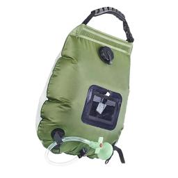 Saco de chuveiro solar para acampar, Pacote de água ao ar livre, Interruptor On-Off, 20L - Image 5