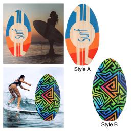 Skimboard de madeira para crianças, pranchas de surf, brinquedos aquáticos para praia, pranchas para adultos, adolescentes e mulheres, esportes aquáticos - Image 1