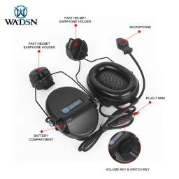 SORDIN Headset WADSN Tactical Capacete Fone De Ouvido Com Microfone Suporte Rápido Adaptativo Cancelamento De Ruído Caça Tiro Headphone - Image 4