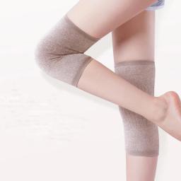 Joelheiras Elastic Knit Ultra-fino Cashmere Sport Exercício Respirável Joelheira Segurança Suprimentos - Image 3