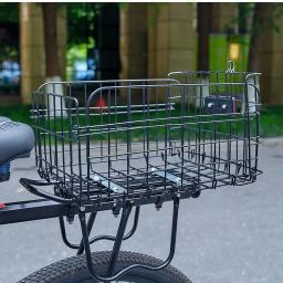 Cesta Traseira De Bicicleta Dobrável, Porta-bagagens Traseiro De Mountain Bike, Cesta De Armazenamento Universal De Ferro, Ampliado, Ampliado - Image 4
