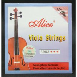 Alice A903 Steel Core Bronze ferida A-1st D-2nd G-3rd C-4th 14 "15" 16 "escala Viola cordas - Image 3