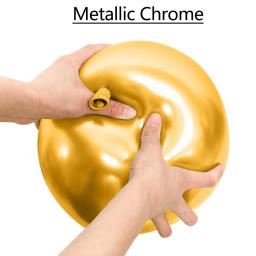 Balões de látex metálicos para o aniversário, ouro, prata, cromo, chuveiro do bebê, decorações do partido do Xmas, 30 pcs, 20 pcs, 10pcs - Image 6