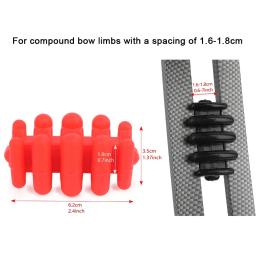 Composto Bow Stabilizer, Rubber Shock Absorber, Vibração Damper para Archery Tiro e Caça Acessórios, 2pcs - Image 2