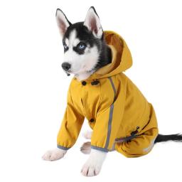Impermeável Impermeável para Pet Dog, Macacão Refletivo, Capa de Chuva, Protetor solar, Roupas ao ar livre, Jaqueta para cães pequenos e médios - Image 6