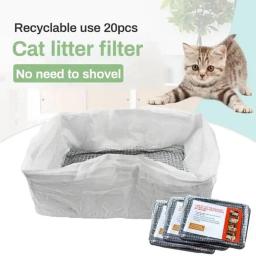 Sacos grossos reutilizáveis para gatos, Saco de forro resistente a riscos, Peneiração grande, Higiene para Pet - Image 3