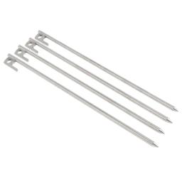 Estacas para barracas de aço resistentes, pegs de terra sólida, pegs ao ar livre, escalada, camping, caminhadas, jardinagem, 40cm, 4pcs - Image 4