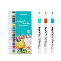 Pintura Acrílica Art Marcador Pen Set for Kids, Pintura de Rocha, Graffiti Stone, Vidro Cerâmico, Madeira Artesanato DIY, Artigos de Arte, 12-80 Cores - Image 6