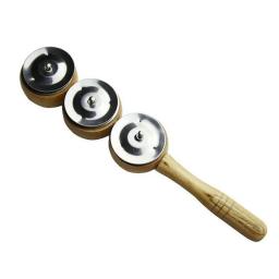 Única linha madeira mão sino para crianças, ritmo e Orff, brinquedo intelectual, instrumento de percussão, presente, 2 sinos, 3 sinos, 6 sinos - Image 2