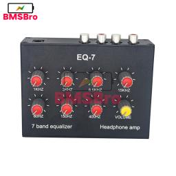Amplificador De Sinal De Som Para O Jogo De Computador Móvel, 7 Segmentos De Tom Equalizador, Ajuste De Graves Treble, Headset De Áudio, Amplificador De Ouvido - Image 5