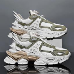 Sapatos masculinos tênis casuais sapatos tenis sapatos de luxo treinador corrida respirável sapatos moda mocassins tênis para homem - Image 5