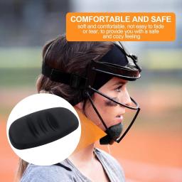 Máscara de Softball Protetora Macia Máscara de Beisebol Chin Cup Chin Padding Capa de Substituição Chin Pad para Esportes - Image 1