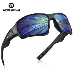 WEST BIKING-Óculos de Ciclismo Polarizados para Homens e Mulheres, Óculos De Sol HD, Óculos Esportivos, UV400, Road Bike, MTB, Moda Bicicleta, Óculos De Pesca - Image 1