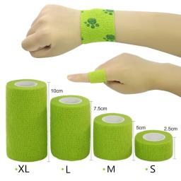 1pc à prova dwaterproof água terapia médica auto adesivo bandagem muscular fita dedo articulações envoltório kit de primeiros socorros pet bandagem elástica 2.5-10cm - Image 6