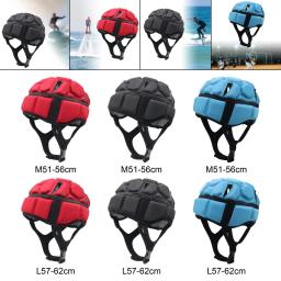 Premium rugby capacete esporte macio eva acolchoado headguard capacete respirável para futebol hóquei no gelo capacete de proteção - Image 1