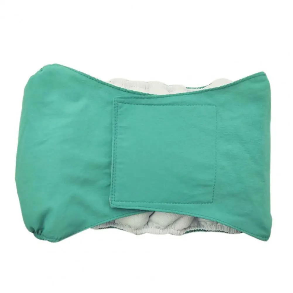 Moda Pet Fralda Pano Algodão Pet Underwear Adesivo Fácil-limpeza Masculino Dog Fralda Wrap - Image 1