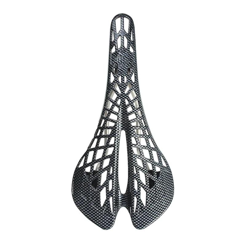 Assento bicicleta fibra carbono respirável almofada selim bicicleta estrada para homens mulheres - Image 1