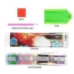 5D DIY Cartoon Girl Diamante Pintura Kit, Mosaico Arte Presente, Cruz Bordados, Handmade, 5D - Image 5