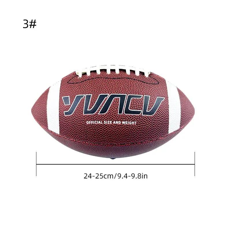 Futebol americano padrão para jovens e adultos, Outdoor Sports Game, Formação Competição, Rugby Tamanho 9 , 6, 3, 1Pc - Image 1