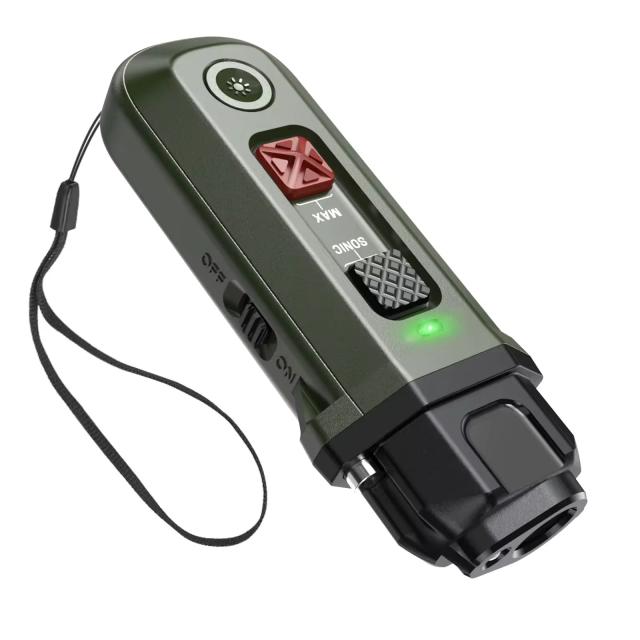 Colar Anti-Latido Recarregável com Suspensão para Cães e Luzes de Flash 2 em 1