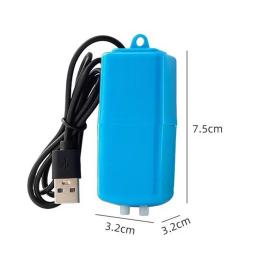 USB Bomba De Oxigênio Do Aquário Com Pedra Do Ar, Silencioso, De Alta Energia Eficiente, Mini Filtro Do Aquário, Acessórios Do Tanque De Pesca - Image 6