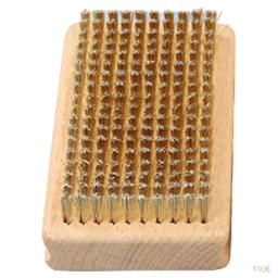 Y1QE Handle Handle Brass/Nylon/Horse Horse Horse Horshbing Brushing Snowboard Brush Manutenção Tool Snowboards Brecha Fácil - Image 1
