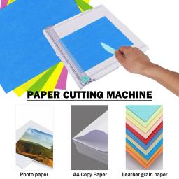 Aparador De Papel Scoring Board, Craft Cortador De Papel, Foto Scrapbook Lâminas Máquina De Corte, Dobrável E Marcador Para Foto A4, A5 - Image 1