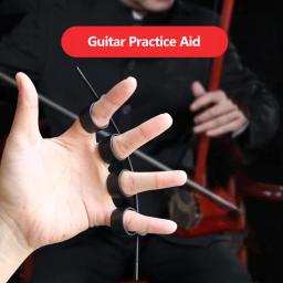 Instrumento musical universal amplificador de dedo ukulele guitarra baixo acessórios piano iniciantes prática espaçamento ajustável - Image 4