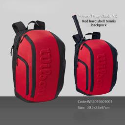 Mochila de tênis esportiva para raquetes Valise, Mochila para homens e mulheres, Acessórios de tênis jovem, WRZ80053, Original - Image 6
