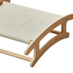 Cama de Rede de Madeira Interior para Animais, Berço, Móveis, Aconchegante, Respirável, Gatos Pequenos, Cachorro, Cães Pequenos, Coelho - Image 5