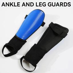 Loogdeel Soccer Shin Guard, protetor de tornozelo, alças ajustáveis, equipamento protetor de futebol para crianças, jovens, adultos, novo, 1 par - Image 4